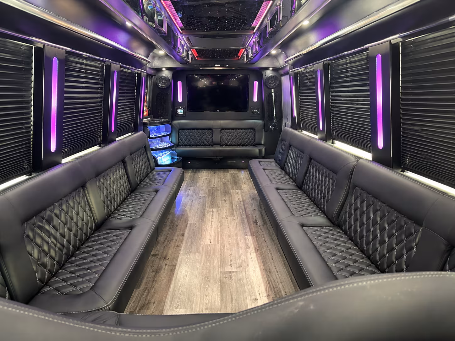 Honolulu Private Event Transportation party bus exterior