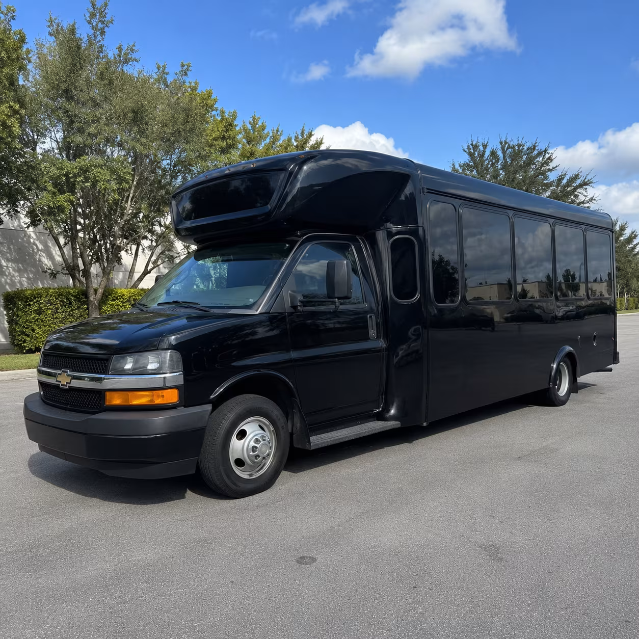 Honolulu Private Event Transportation party bus exterior