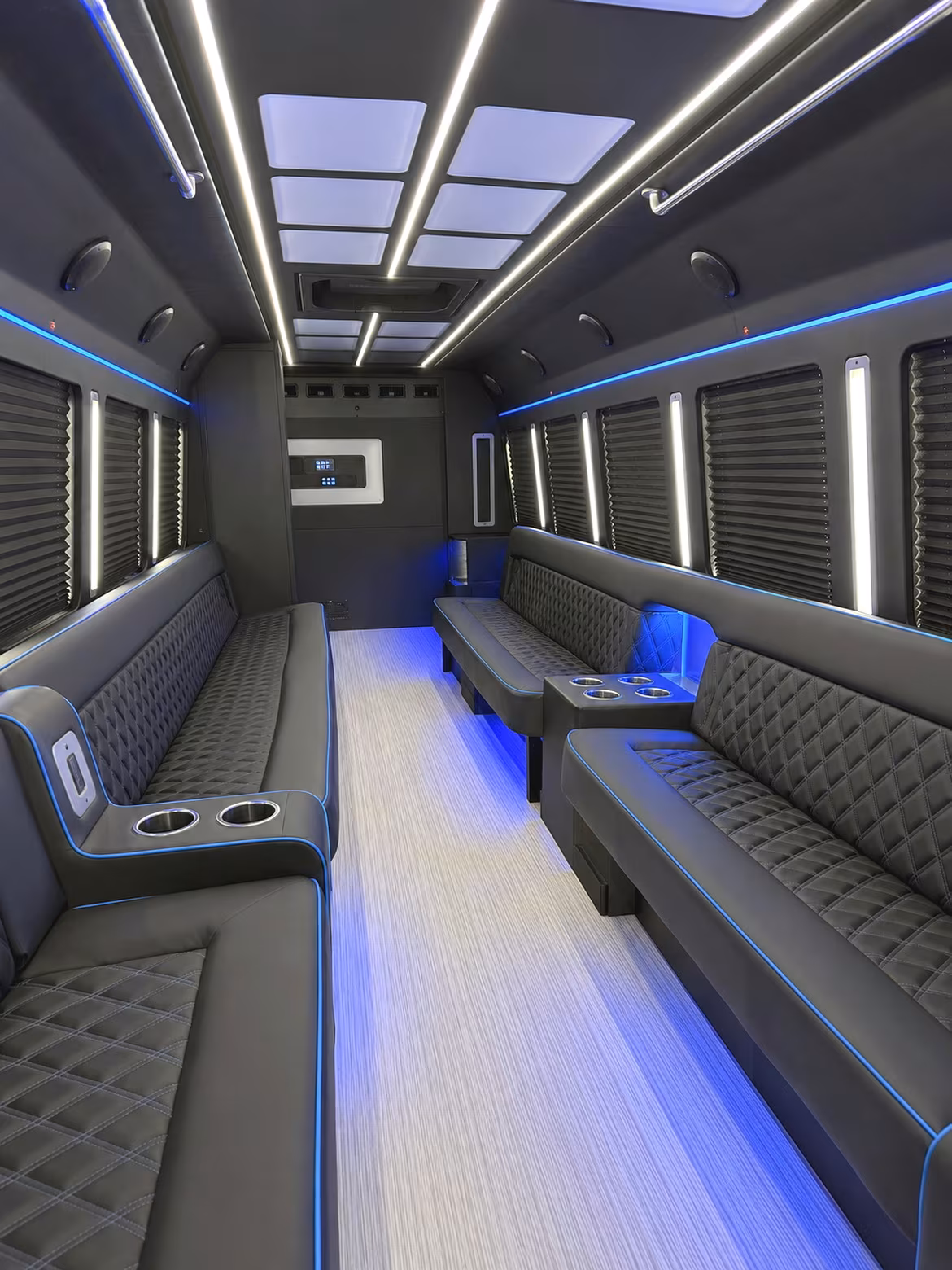 Honolulu Prom & Homecoming Transportation party bus interior