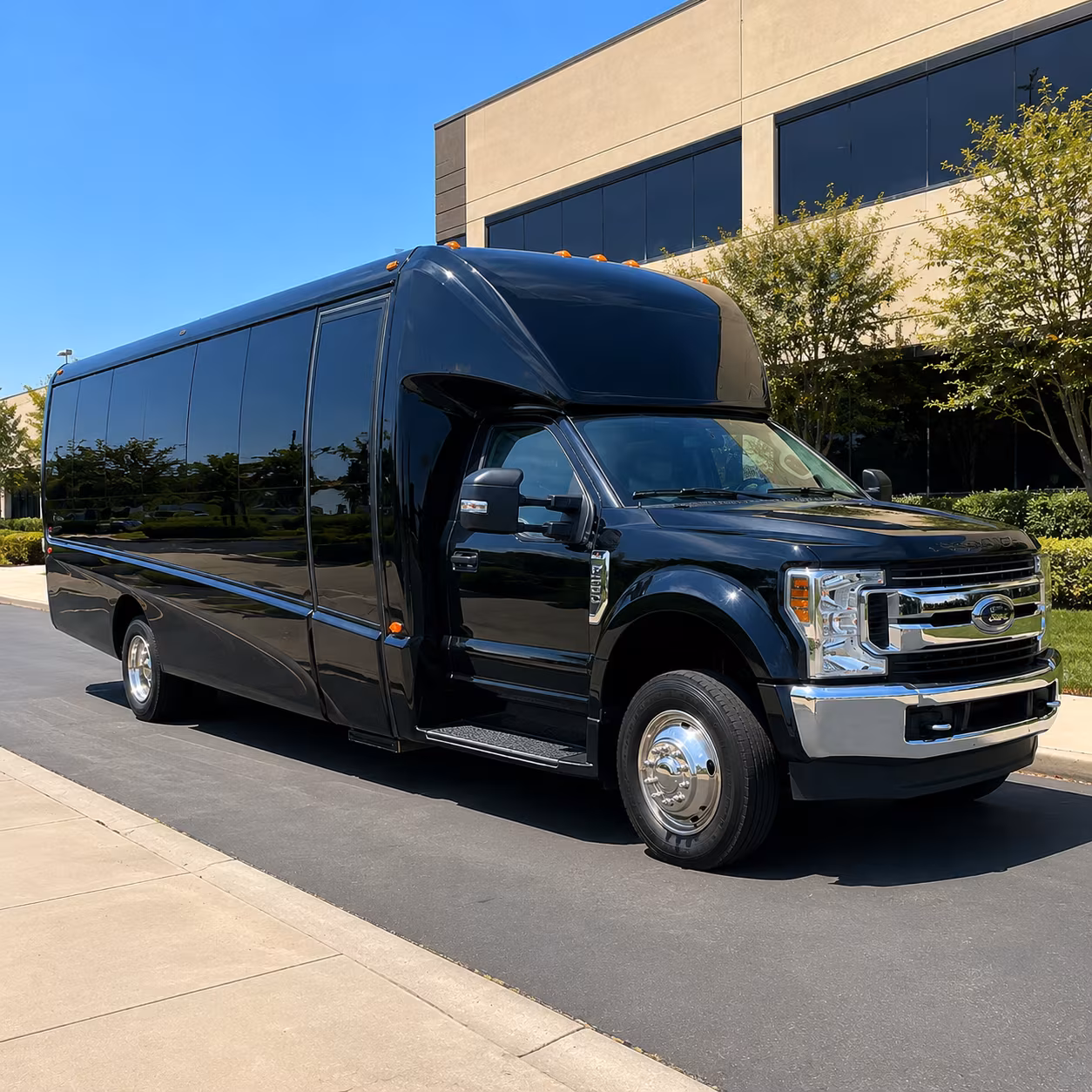Honolulu School Event Transportation party bus exterior