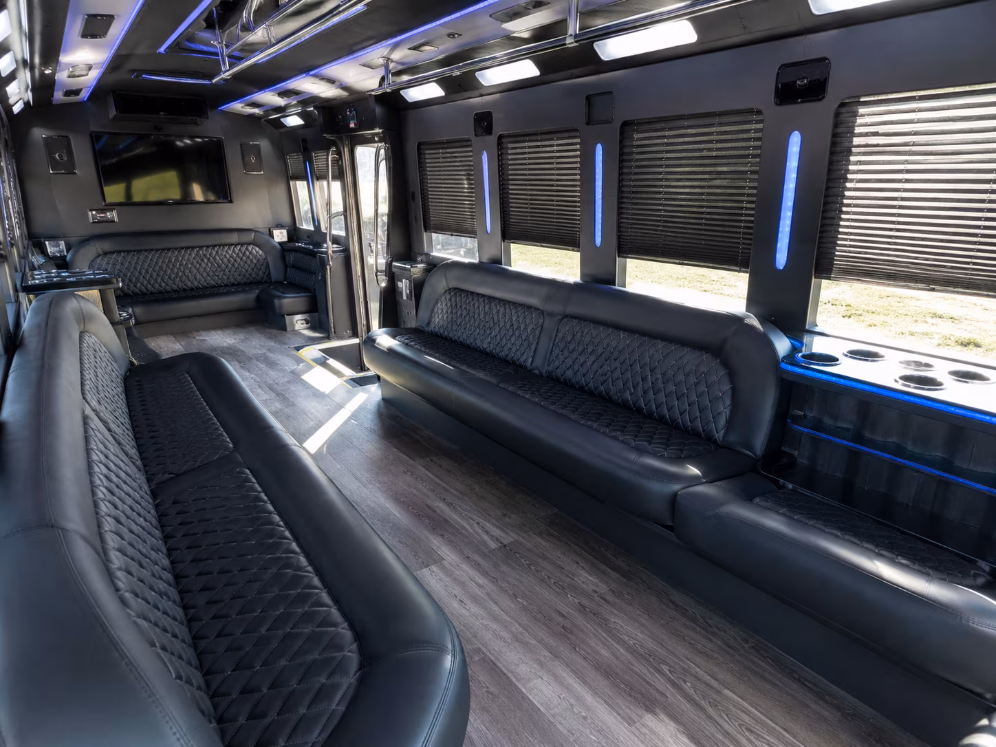 Honolulu Wedding Transportation onboard seating